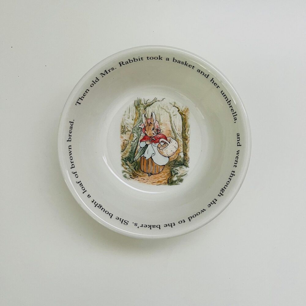 WEDGWOOD Frederick Warne & Co. Peter Rabbit Children's Cereal Bowl